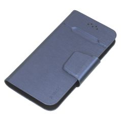 Чехол (флип-кейс) Deppa Wallet Fold, для универсальный 4.3-5.5", синий [87009] (495943)