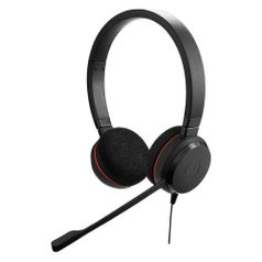 Гарнитура Jabra Evolve 20 MS Stereo, для контактных центров, накладные, черный [4999-823-109] (1122817)