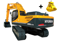 Грейферы Hyundai R300LC-9S-с-грейфером (1353)