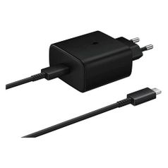 Сетевое зарядное устройство Samsung EP-TA845, USB type-C, USB type-C, 3A, черный (1180130)