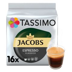 Кофе капсульный TASSIMO Jacobs Espresso Classico, капсулы, совместимые с кофемашинами TASSIMO®, крепость 80 шт [8052181 / 4031516] (1385428)