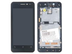 Дисплей RocknParts для ASUS ZenFone 4 A450CG в сборе с тачскрином и передней панелью Black 529245 (744131)