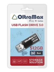 USB Flash Drive 512Gb - OltraMax 260 3.0 Black OM-512GB-260-Black (826017)