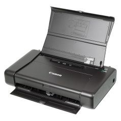 Принтер струйный CANON Pixma IP110, струйный, цвет: черный (аккумулятор в комплекте) [9596b029] (971779)