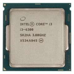 Процессор INTEL Core i3 6300, LGA 1151, OEM [cm8066201926905s r2ha] (320797)