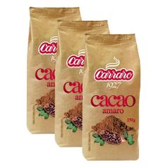 Какао-напиток Carraro Cacao Amaro 3x250гр 250гр м/уп (5099) (1564320)