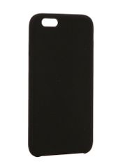 Аксессуар Чехол Brosco для APPLE iPhone 6 Soft Rubber Black IP6-SOFTRUBBER-BLACK (417309)