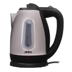 Чайник электрический Sinbo SK 8004, 1800Вт, серебристый матовый и черный (1126494)