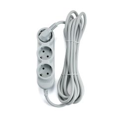 Сетевой удлинитель PowerCube PC-Y-5-32-5, 5м, серый (391121)