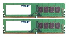 Модуль памяти Patriot Memory DDR4 DIMM 2400MHz PC4-19200 CL17 - 8Gb KIT (2x4Gb) PSD48G2400K (472820)