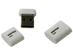 USB Flash Drive 16Gb - SmartBuy LARA White SB16GBLARA-W (342211)