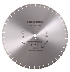 Диск алмазный отрезной 600 мм посадочное 25,4 мм Hilberg серия Hard Materials Laser HM113 (579887806)