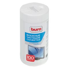 Влажные салфетки Buro BU-Tscrl, 100 шт (туба) (817440)
