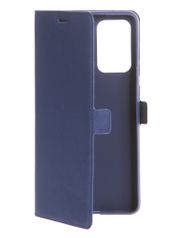 Чехол DF для Samsung Galaxy A72 (4G/5G) Blue sFlip-86 (823276)