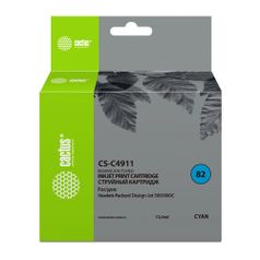 Картридж Cactus CS-C4911, №82, голубой / CS-C4911 (807083)