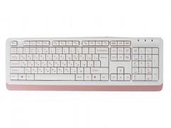 Клавиатура A4Tech Fstyler FK10 White-Pink (704741)