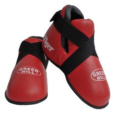 KBST-5075 Футы TIGER (Kik-Boxing) р.XS красн. (5987)