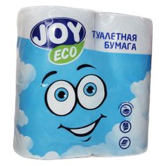 Бумага туалетная JOY eco, 2-х слойная, 4шт 12 шт./кор. (1154506)