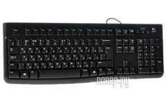 Клавиатура Logitech Keyboard K120 Black USB 920-002522 (34747)