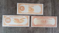 Качественные копии банкнот США c В/З Золотой доллар 1922 год. супер скидки!!!  
