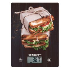 Весы кухонные Scarlett SC-KS57P56, рисунок/сэндвичи (1412696)