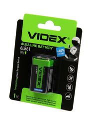 Батарейка КРОНА - Videx 6LR61/9V (1 штука) VID-6LR61-1BC (864326)