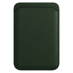 Чехол (футляр) Apple Leather Wallet with MagSafe, для Apple iPhone 13/13 Pro/13 mini/13 Pro Max, зеленая секвойя [mm0x3ze/a] (1603651)