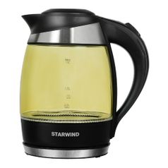Чайник электрический STARWIND SKG2215, 2200Вт, желтый и черный (994884)