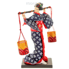 Фигурка декоративная "Японка в кимоно" 9*6,5*18,5см. (6видов) (31295)