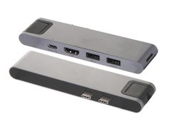 Хаб USB Baseus Thunderbolt C / Pro Grey CAHUB-L0G (665864)