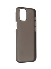 Чехол Luazon для APPLE iPhone 12 mini Plastic Transparent Black 6248006 (868941)