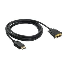 Кабель аудио-видео Buro 1.1v, DisplayPort (m) - DVI-D (Dual Link) (m) , 3м, GOLD черный [bhp dpp_dvi-3] (1147211)