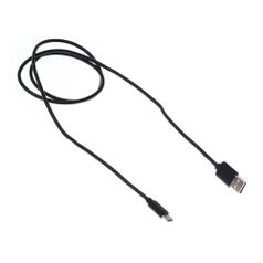 Кабель BURO USB A(m), USB Type-C (m), 1м, черный [bhp ret typec1 bl] (487912)