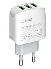 Зарядное устройство Ldnio A3312 3xUSB + MicroUSB White LD_B4560 (863424)