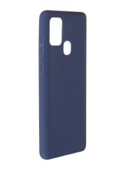 Чехол Alwio для Samsung Galaxy A21S Soft Touch Dark Blue ASTGA21SBL (870514)