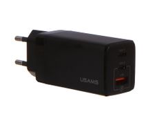 Зарядное устройство Usams US-CC110 USB Type C+1 USB Type A Black CC110TC01 (873435)