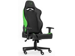 Компьютерное кресло WARP Sg игровое Black-Light Green (854191)
