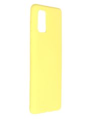 Чехол Pero для Samsung Galaxy A71 Liquid Silicone Yellow PCLS-0015-YW (789711)