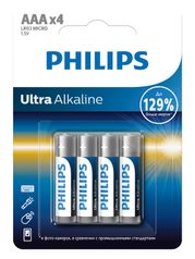 Батарейка AAA Philips LR03E4B/51 Ultra ( 4 штуки ) (501622)