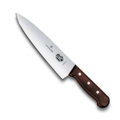 Нож кухонный Victorinox Rosewood (5.2060.20G) стальной разделочный лезв.200мм прямая заточка коричне (1415180)