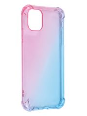 Чехол Brosco для APPLE iPhone 11 TPU Pink-Blue IP11-HARD-TPU-PINK-BLUE (774158)