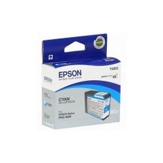 Картридж EPSON T5802, голубой [c13t580200] (555252)