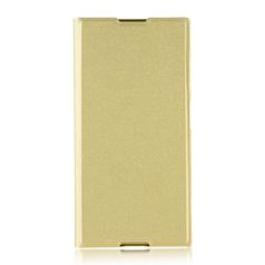 Аксессуар Чехол Brosco для Sony Xperia XA1 Plus PU Gold XA1P-BOOK-GOLD (497051)