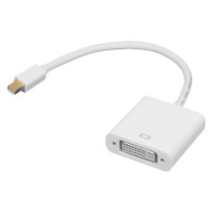 Переходник Display Port miniDisplayPort (m) - DVI (f), белый (557182)