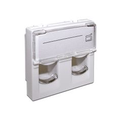 Вставка Lanmaster (LAN-SIP-24L-WH) Keystone белый (упак.:1шт) (965617)