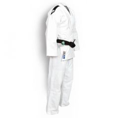 JSP-10387 Кимоно Дзю-до "PROFESSIONAL" 3/160  /БЕЛОЕ/хлопок 100%(одобрено IJF 2015) черные погоны (10497)