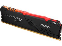 Модуль памяти HyperX Fury Black RGB DDR4 DIMM 3200Mhz PC-25600 CL16 - 8Gb HX432C16FB3A/8 (675805)
