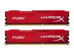 Модуль памяти HyperX Fury Red Series DDR3 DIMM 1866MHz PC3-15000 CL10 - 16Gb KIT (2x8Gb) HX318C10FRK2/16 (153629)