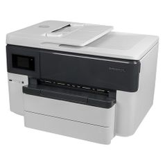 МФУ струйный HP Officejet Pro 7740 WF AiO, A3, цветной, струйный, белый [g5j38a] (409755)