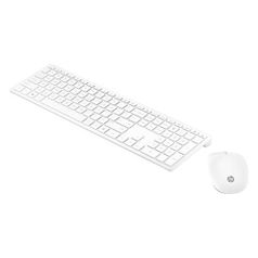 Комплект (клавиатура+мышь) HP 800, USB, беспроводной, белый [4cf00aa] (1086287)